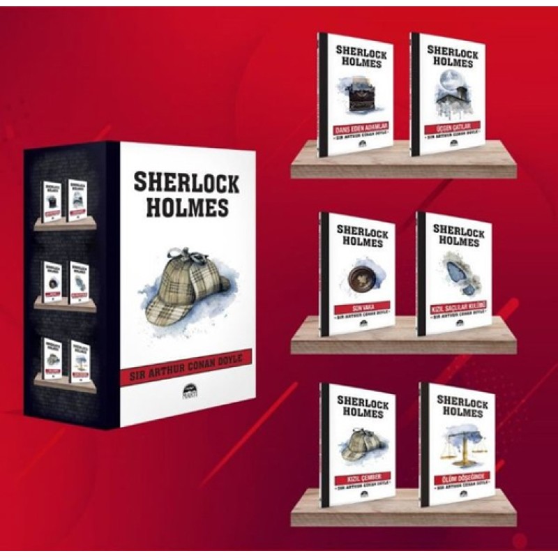 Sherlock Holmes Şapka - 6 Kitap Takım Sherlock Holmes Şapka - 6 Kitap Takım