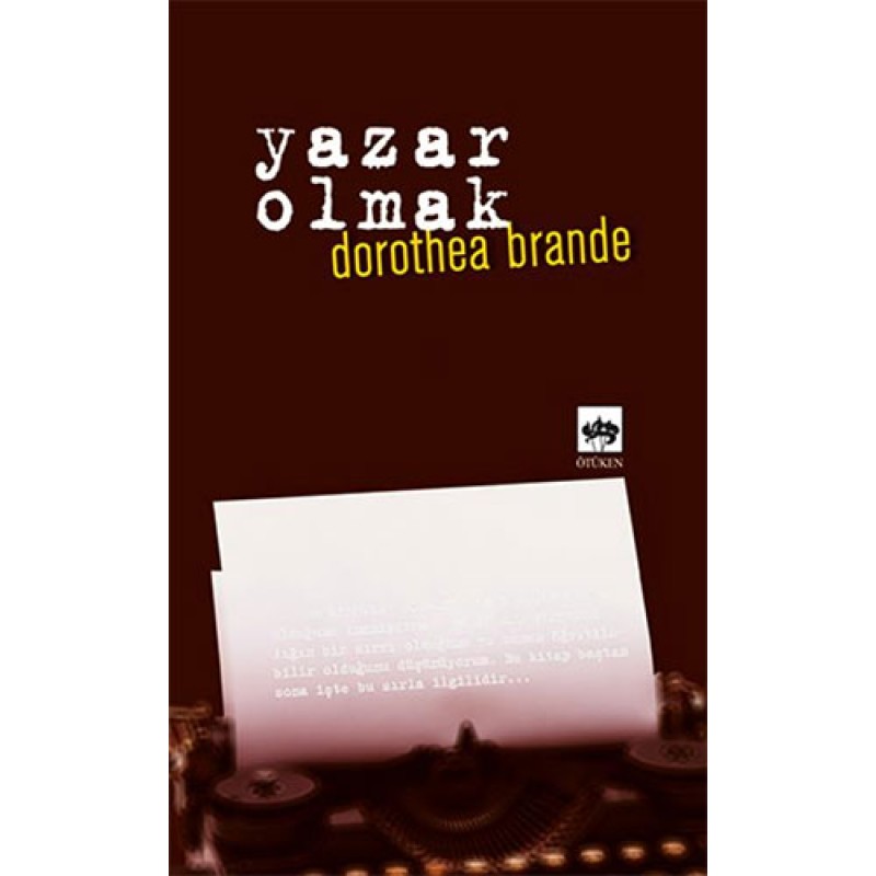 Yazar Olmak Yazar Olmak
